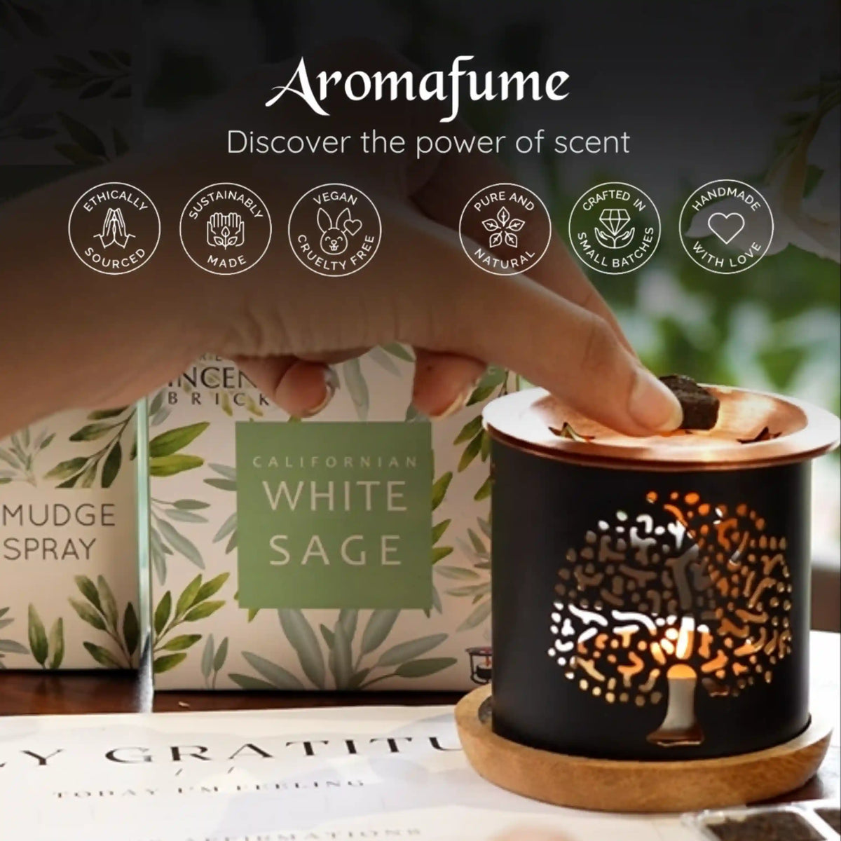 Values - White Sage incense is ethically sourced, all natural and handmade in small batches