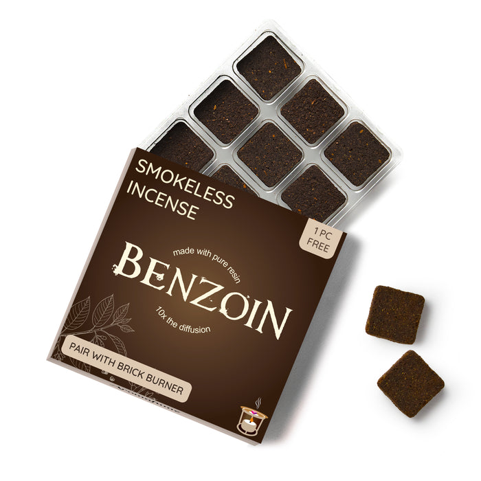 Benzoin Incense Bricks Refill Pack (Single Tray)
