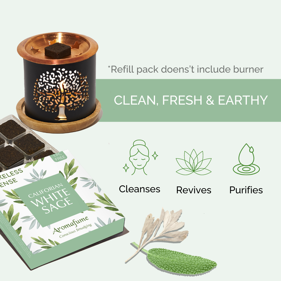 White Sage Incense Bricks - Refill