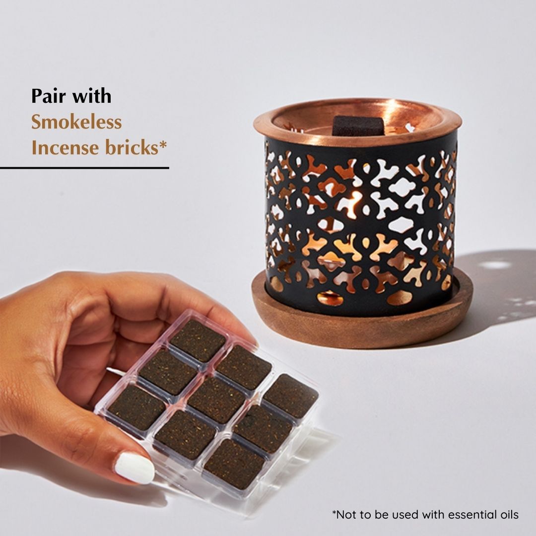 Snowflake Incense Brick Burner